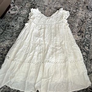 Baby doll white dress